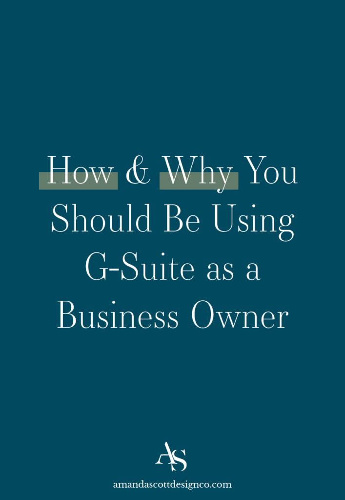 Why and how to use G-Suite as a business owner.